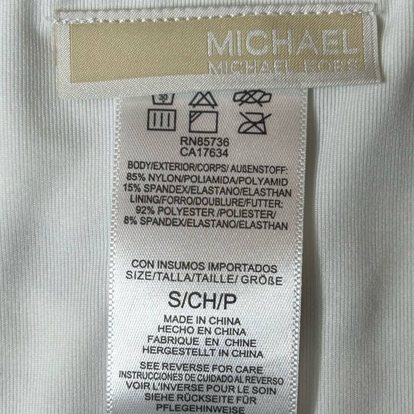 Michael Kors Swim Bikini Set Women S Black White Zebra Print Beach Pool Swim NEW - Picture 6 of 10